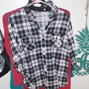 Plaid t shirt